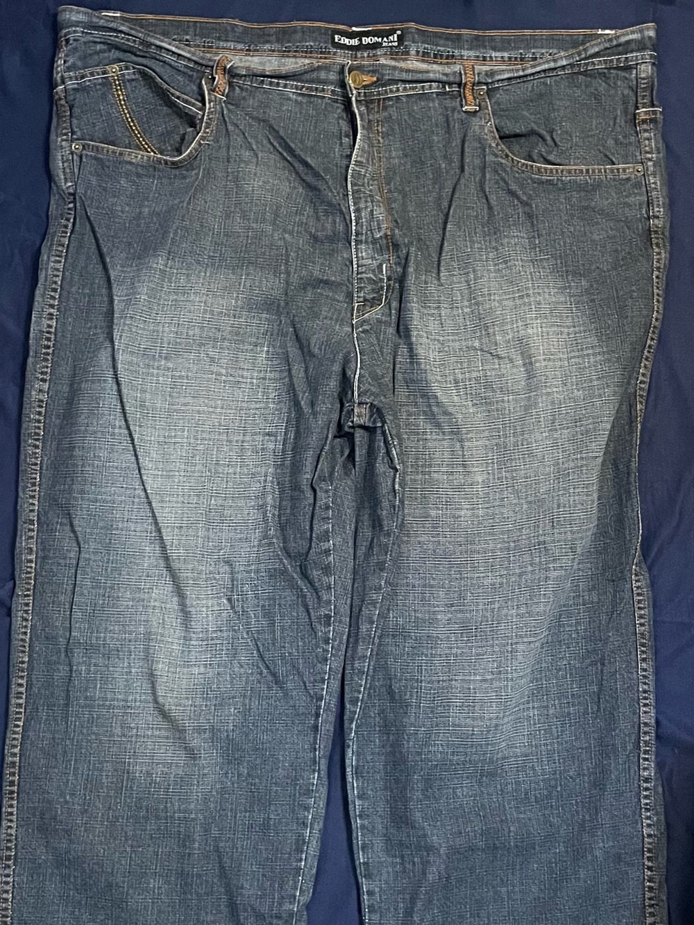 Men's Vintage Y2K Eddie Domani Baggy Denim Jeans – Size 46x30